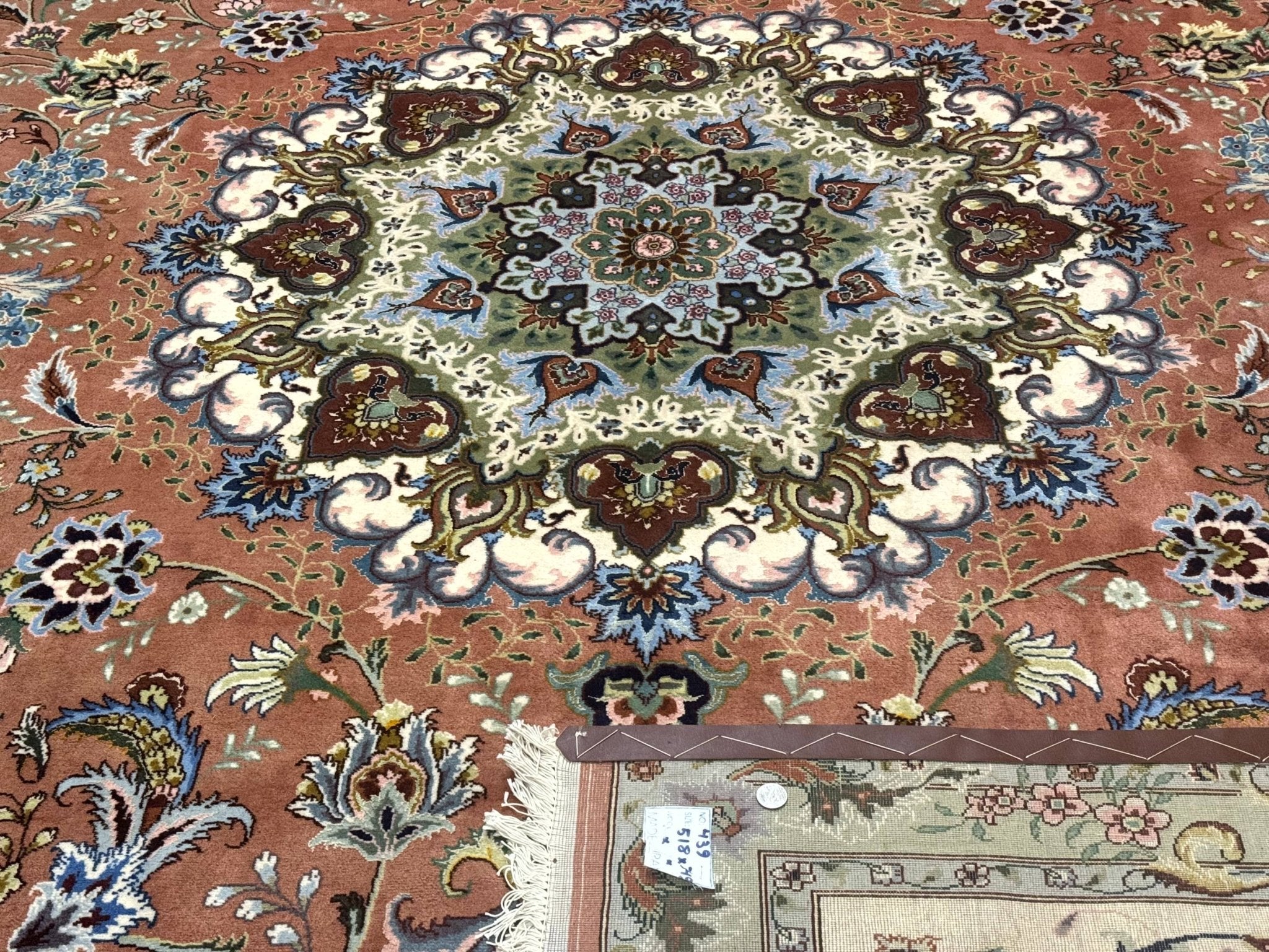 Palace Size Persian Tabriz Rug 12x17, Medallion Carpet, Fine 250 KPSI, Stunning - Jewel RugsShopify CollectiveHUNTEDFOX - Palace Size Persian Tabriz Rug 12x17, Medallion Carpet, Fine 250 KPSI, Stunning