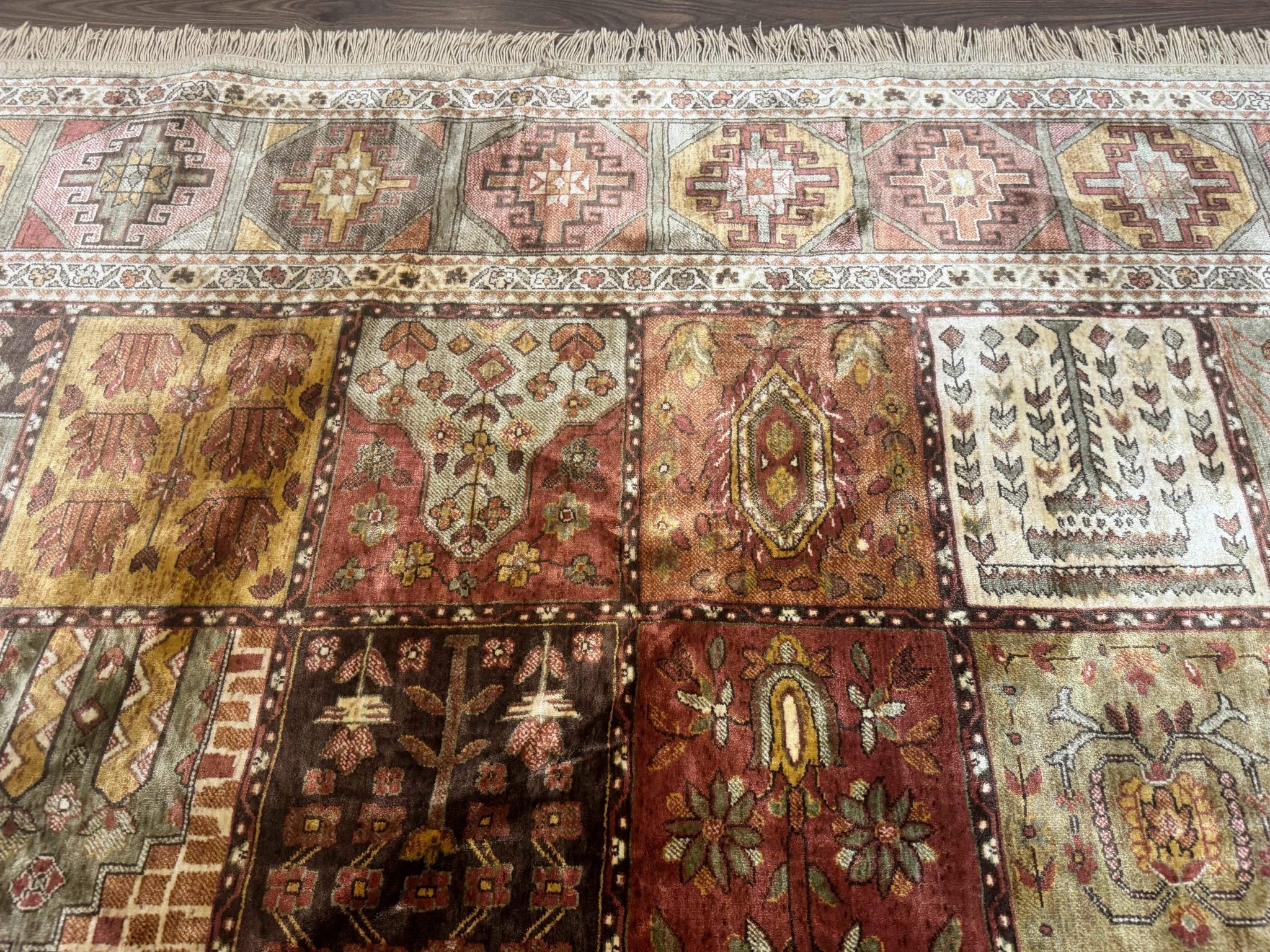 Panel Design Rug 8 x 10.6, Oriental Carpet, Belgium Power Loomed Rug - Jewel RugsShopify CollectiveHUNTEDFOX - Panel Design Rug 8 x 10.6, Oriental Carpet, Belgium Power Loomed Rug