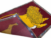 Persian Gabbeh Rug 3x4, Lion Pictorial, Red - Jewel RugsShopify CollectiveHUNTEDFOX - Persian Gabbeh Rug 3x4, Lion Pictorial, Red