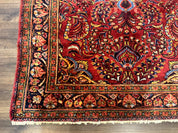Persian Lilihan Rug 5x6, Red, Floral, Antique Persian Carpet - Jewel RugsShopify CollectiveHUNTEDFOX - Persian Lilihan Rug 5x6, Red, Floral, Antique Persian Carpet