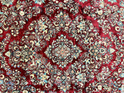 Persian Sarouk Rug 12x17, Wool Hand Knotted Antique Carpet, Dark Red, Traditional Floral Oriental Rug, 12 x 17 Extra Large Handmade Rug - Jewel RugsShopify CollectiveHUNTEDFOX - Persian Sarouk Rug 12x17, Wool Hand Knotted Antique Carpet, Dark Red, Traditional Floral Oriental Rug, 12 x 17 Extra Large Handmade Rug