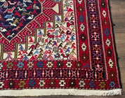 Persian Soumak Kilim Rug 4x6, Triple Medallions Tribal Pictorials, Caucasian Azerbaijani Kilim - Jewel RugsShopify CollectiveHUNTEDFOX - Persian Soumak Kilim Rug 4x6, Triple Medallions Tribal Pictorials, Caucasian Azerbaijani Kilim