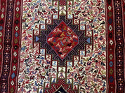 Persian Soumak Kilim Rug 4x6, Triple Medallions Tribal Pictorials, Caucasian Azerbaijani Kilim - Jewel RugsShopify CollectiveHUNTEDFOX - Persian Soumak Kilim Rug 4x6, Triple Medallions Tribal Pictorials, Caucasian Azerbaijani Kilim