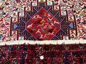 Persian Soumak Kilim Rug 4x6, Triple Medallions Tribal Pictorials, Caucasian Azerbaijani Kilim - Jewel RugsShopify CollectiveHUNTEDFOX - Persian Soumak Kilim Rug 4x6, Triple Medallions Tribal Pictorials, Caucasian Azerbaijani Kilim