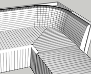 Ribbed Black Leather Sofa - custom banquette seatingH|F Atelierluxury upholstered seatingHUNTEDFOX - Ribbed Black Leather Sofa