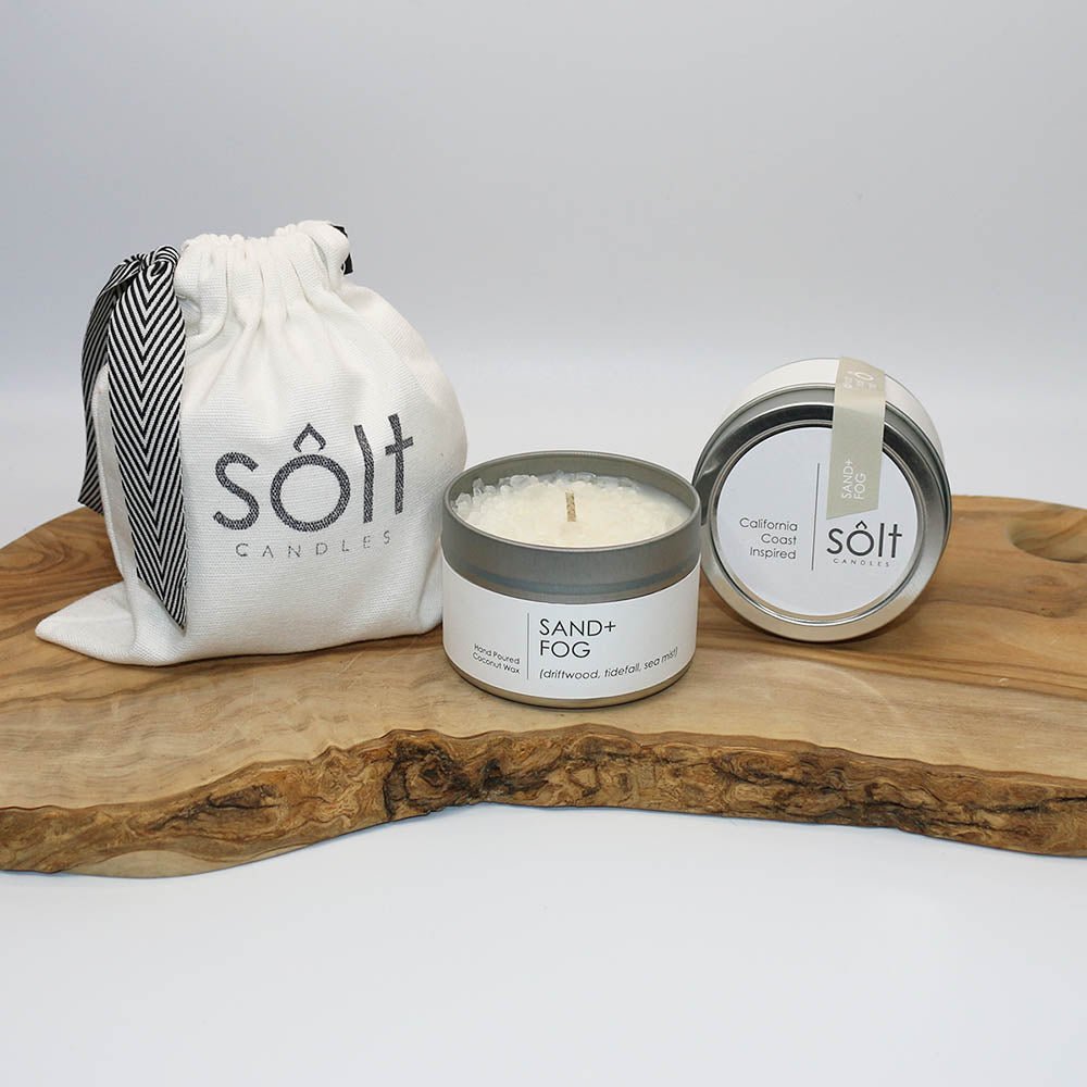 Sand + Fog Candle - HOME DECORShopify CollectiveSÔLT CANDLESHUNTEDFOX - Sand + Fog Candle
