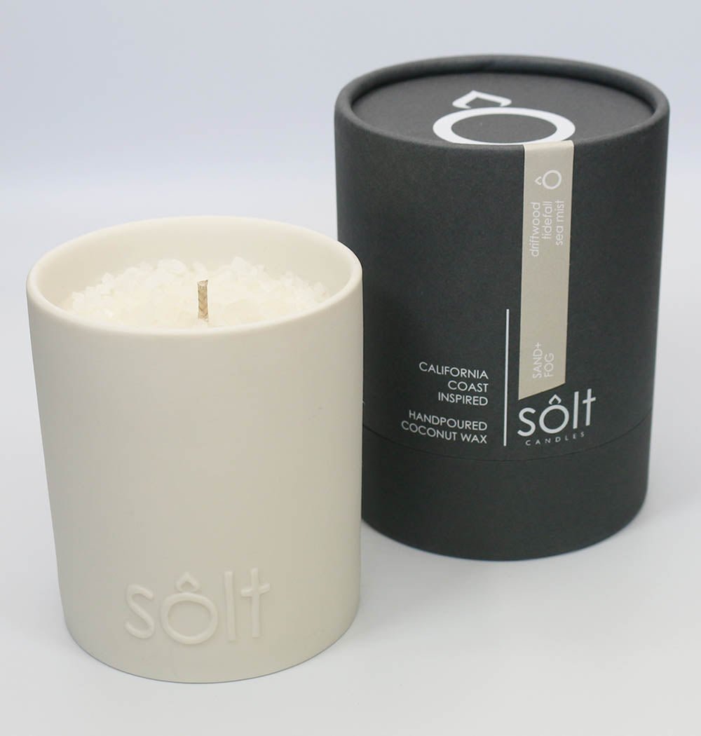Sand + Fog Candle - HOME DECORShopify CollectiveSÔLT CANDLESHUNTEDFOX - Sand + Fog Candle