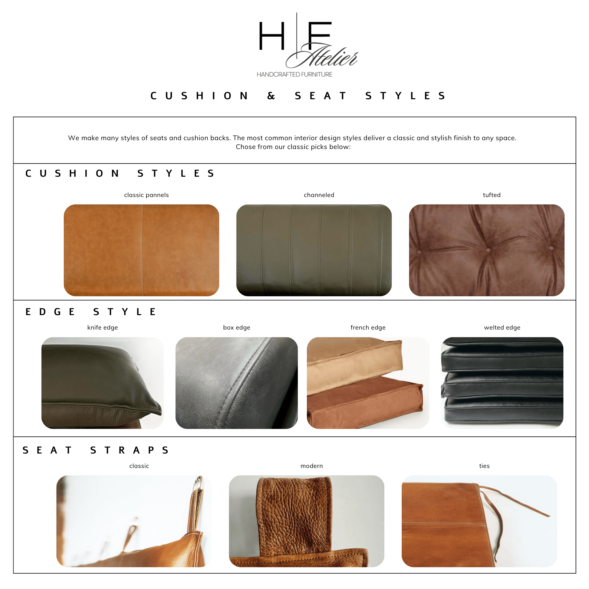 Seating | Brewery or Cafe Leather Banquette Sets - furnittureH|F AtelierLEATHERHUNTEDFOX - Seating | Brewery or Cafe Leather Banquette Sets