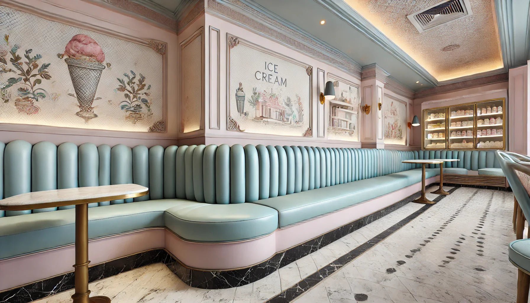 Ie Cream Parlor Banquettes