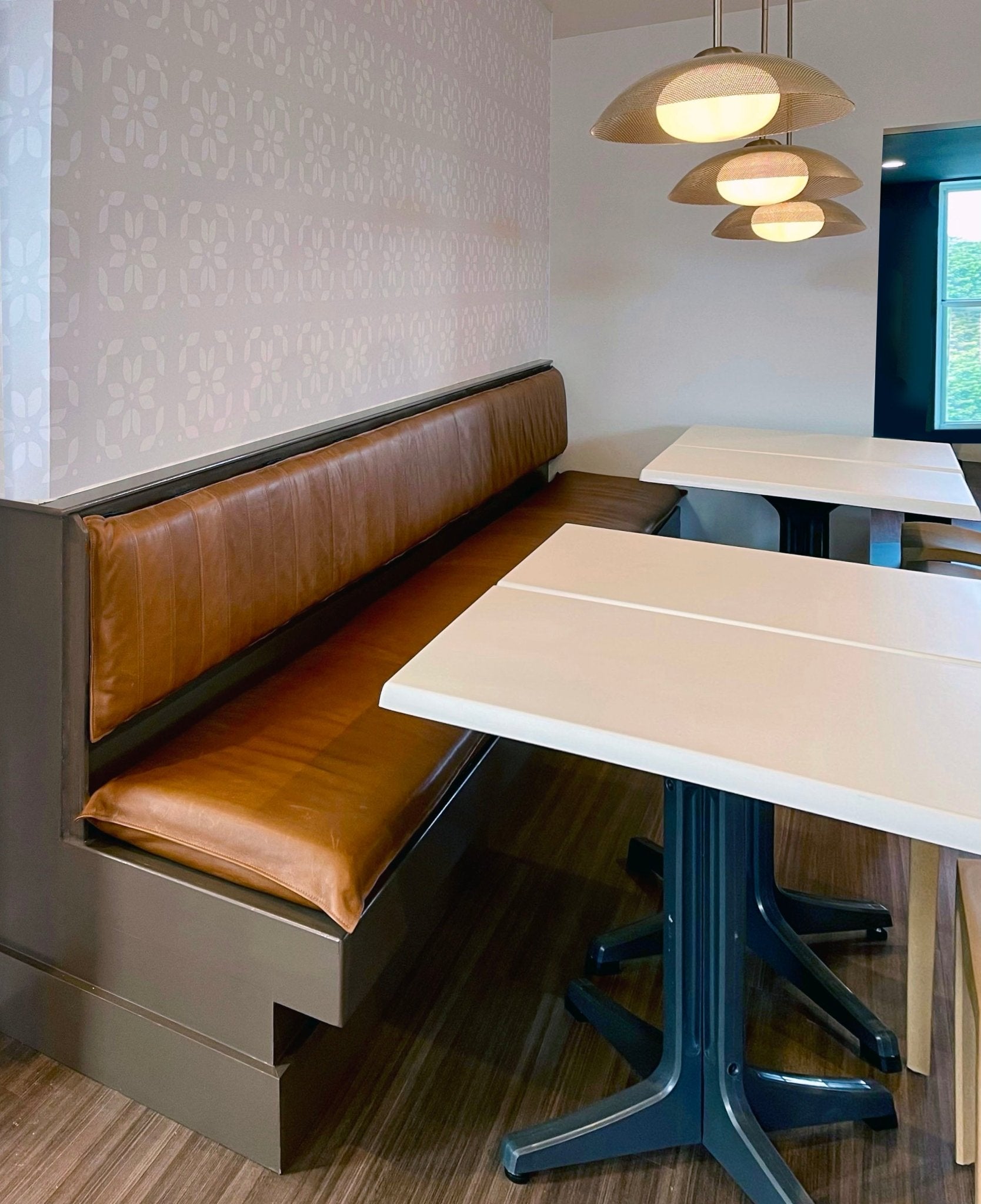 Custom Leather Banquettes, Restaurant & Window Seat Cushions - HUNTEDFOX