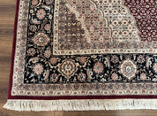 Sino Persian Rug 8x10, Herati, Elegant Oriental Carpet, Dark Maroon - Jewel RugsShopify CollectiveHUNTEDFOX - Sino Persian Rug 8x10, Herati, Elegant Oriental Carpet, Dark Maroon