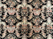 Sino Persian Rug 9x12, Black, Floral Bouquets - Jewel RugsShopify CollectiveHUNTEDFOX - Sino Persian Rug 9x12, Black, Floral Bouquets