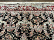 Sino Persian Rug 9x12, Black, Floral Bouquets - Jewel RugsShopify CollectiveHUNTEDFOX - Sino Persian Rug 9x12, Black, Floral Bouquets