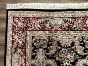 Sino Persian Rug 9x12, Black, Floral Bouquets - Jewel RugsShopify CollectiveHUNTEDFOX - Sino Persian Rug 9x12, Black, Floral Bouquets