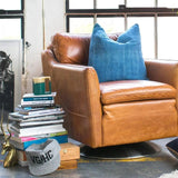 Solid Vintage African Indigo Throw Pillow Collection