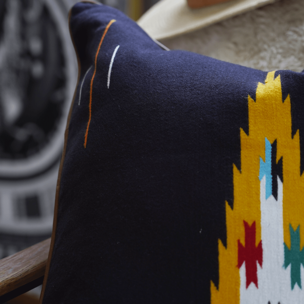 Southwestern Navajo Accent Pillow - BAJA CHICBlackhunterHUNTEDFOX - Southwestern Navajo Accent Pillow