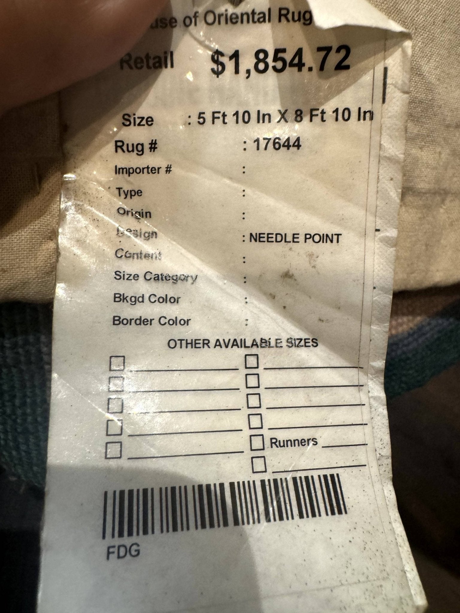 Teal Needlepoint Rug 6x9, Panel Design, Floral Bouquets, Handmade - Jewel RugsShopify CollectiveHUNTEDFOX - Teal Needlepoint Rug 6x9, Panel Design, Floral Bouquets, Handmade