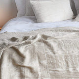 Jacquard Tribal Linen Textured Throw | Multiple Colors