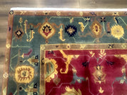 Tufenkian Rug 8x10, Tibetan Room Sized Carpet, Soft Thick Wool Pile - Jewel RugsShopify CollectiveHUNTEDFOX - Tufenkian Rug 8x10, Tibetan Room Sized Carpet, Soft Thick Wool Pile