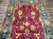 Tufenkian Rug 8x10, Tibetan Room Sized Carpet, Soft Thick Wool Pile - Jewel RugsShopify CollectiveHUNTEDFOX - Tufenkian Rug 8x10, Tibetan Room Sized Carpet, Soft Thick Wool Pile