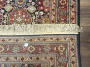 Turkish Hereke Rug 3x5, Navy Blue and Red, Fine 210 KPSI - Jewel RugsShopify CollectiveHUNTEDFOX - Turkish Hereke Rug 3x5, Navy Blue and Red, Fine 210 KPSI