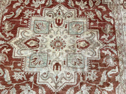 Turkish Heriz Serapi Rug 9x13, Geometric Medallion - Jewel RugsShopify CollectiveHUNTEDFOX - Turkish Heriz Serapi Rug 9x13, Geometric Medallion