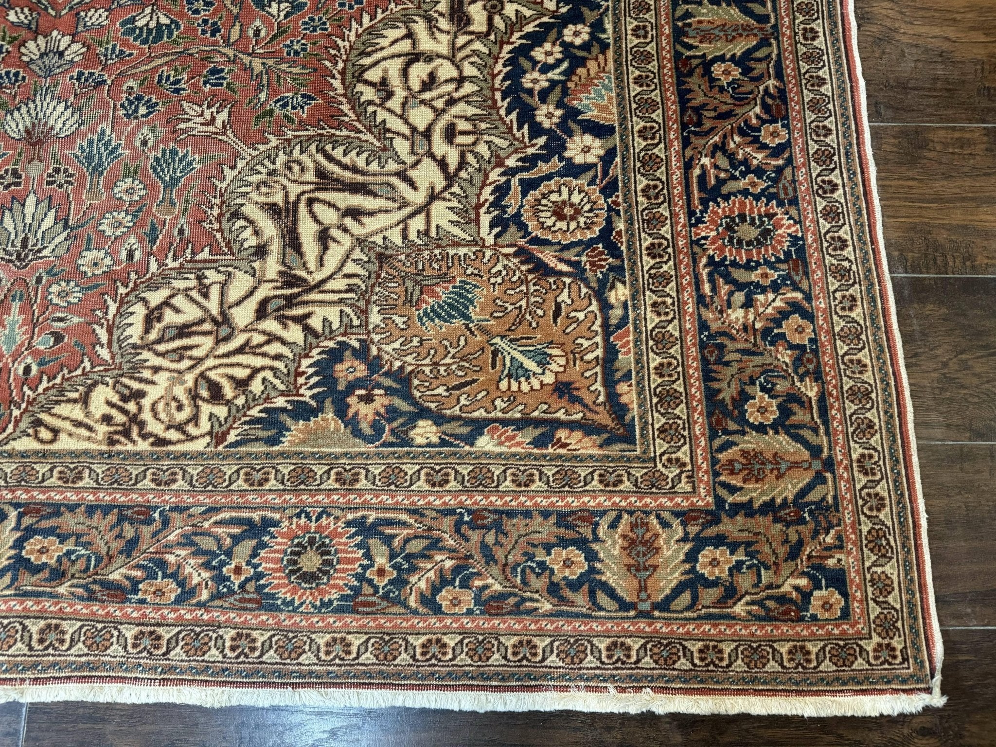 Turkish Kayseri Rug 6x10, Antique Turkish Carpet, Floral Medallion, Oriental Carpet, Red - Jewel RugsShopify CollectiveHUNTEDFOX - Turkish Kayseri Rug 6x10, Antique Turkish Carpet, Floral Medallion, Oriental Carpet, Red