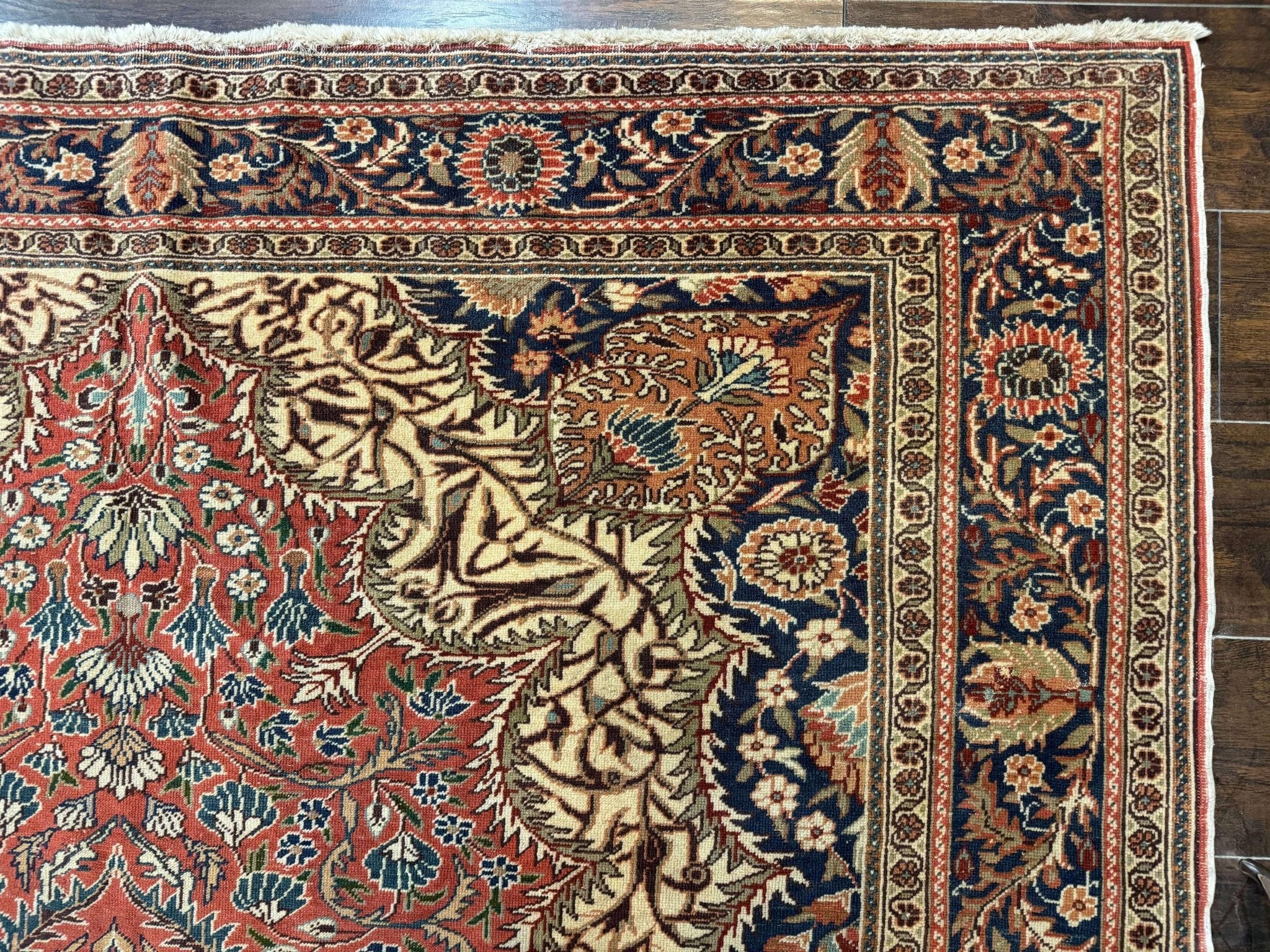 Turkish Kayseri Rug 6x10, Antique Turkish Carpet, Floral Medallion, Oriental Carpet, Red - Jewel RugsShopify CollectiveHUNTEDFOX - Turkish Kayseri Rug 6x10, Antique Turkish Carpet, Floral Medallion, Oriental Carpet, Red