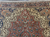 Turkish Kayseri Rug 6x10, Antique Turkish Carpet, Floral Medallion, Oriental Carpet, Red - Jewel RugsShopify CollectiveHUNTEDFOX - Turkish Kayseri Rug 6x10, Antique Turkish Carpet, Floral Medallion, Oriental Carpet, Red