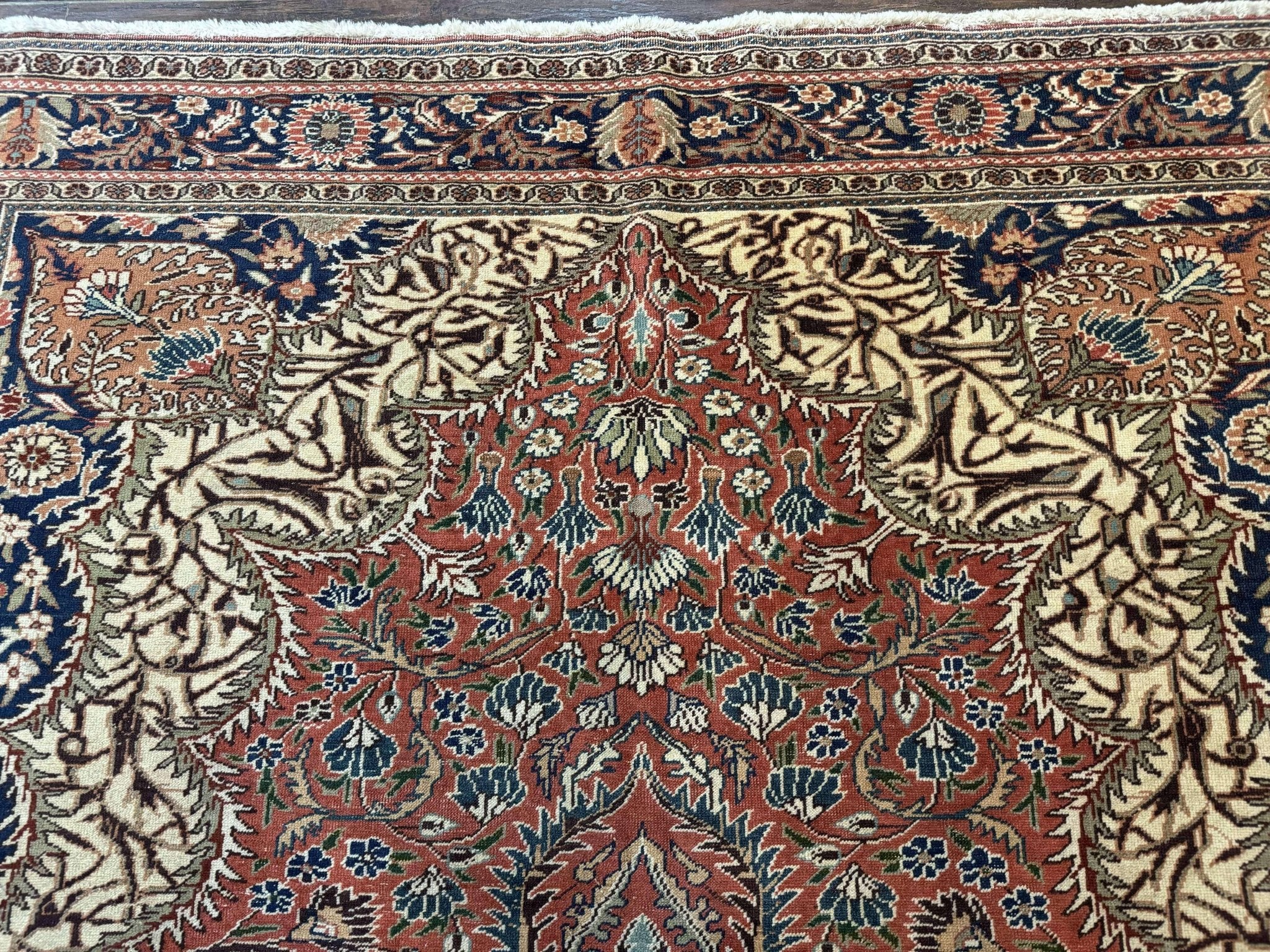 Turkish Kayseri Rug 6x10, Antique Turkish Carpet, Floral Medallion, Oriental Carpet, Red - Jewel RugsShopify CollectiveHUNTEDFOX - Turkish Kayseri Rug 6x10, Antique Turkish Carpet, Floral Medallion, Oriental Carpet, Red