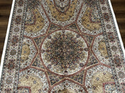 Turkish Silk Rug 5 x 7.6, Dome Design, Bamboo Silk, New - Jewel RugsShopify CollectiveHUNTEDFOX - Turkish Silk Rug 5 x 7.6, Dome Design, Bamboo Silk, New