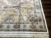 Turkish Silk Rug 8x10, Dome Design, Hereke Carpet, Bamboo Silk, New - Jewel RugsShopify CollectiveHUNTEDFOX - Turkish Silk Rug 8x10, Dome Design, Hereke Carpet, Bamboo Silk, New