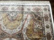 Turkish Silk Rug 8x10, Dome Design, Hereke Carpet, Bamboo Silk, New - Jewel RugsShopify CollectiveHUNTEDFOX - Turkish Silk Rug 8x10, Dome Design, Hereke Carpet, Bamboo Silk, New