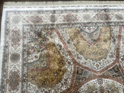 Turkish Silk Rug 8x10, Dome Design, Hereke Carpet, Bamboo Silk, New - Jewel RugsShopify CollectiveHUNTEDFOX - Turkish Silk Rug 8x10, Dome Design, Hereke Carpet, Bamboo Silk, New