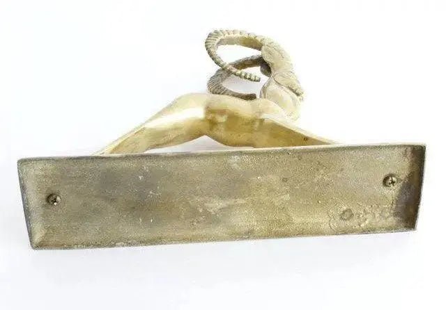 Vintage Mid Century Modern Brass Ibex