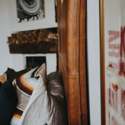 XL King Leather Hanging Headboard - BrownfurnitureheadboardHUNTEDFOX - XL King Leather Hanging Headboard