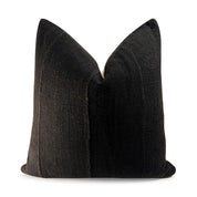 Black Textured Accent Pillow - H U N T E D F O X