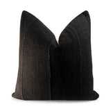 Black Textured Accent Pillow
