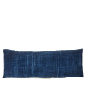 Dark Blue Vintage Indigo Throw Pillow - HUNTEDFOX