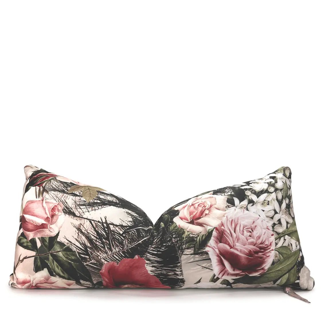 Dior Floral &amp; Leather Pillow - H U N T E D F O X