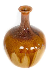 Mid Century Modern Drip Glaze Vase - HUNTEDFOX