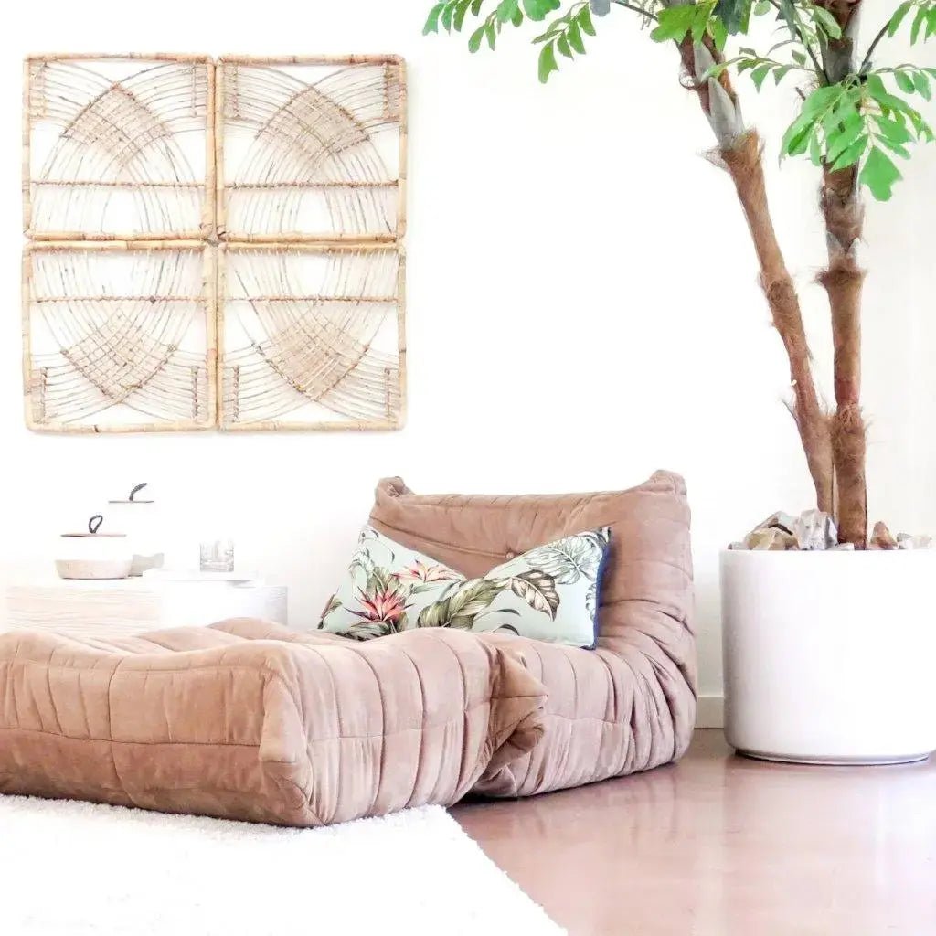 Modern Boho | Sage Tropical Pillow - HUNTEDFOX