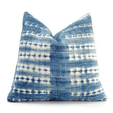 Shibori Indigo Throw Pillow