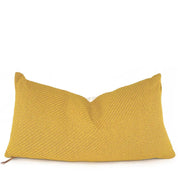Mustard Yellow Textured Throw Pillow H U N T E D F O X