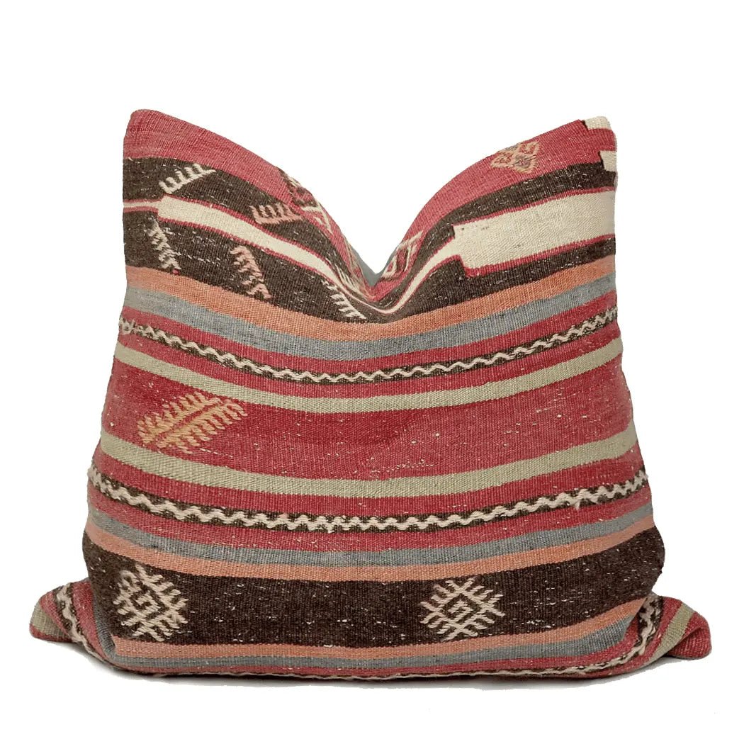Throw Pillows Vintage Kilim Boho Pillows Bright Colors and