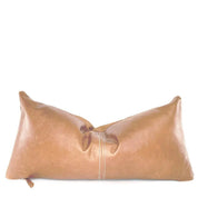 Queen Lumbar Leather Pillow - HUNTEDFOX