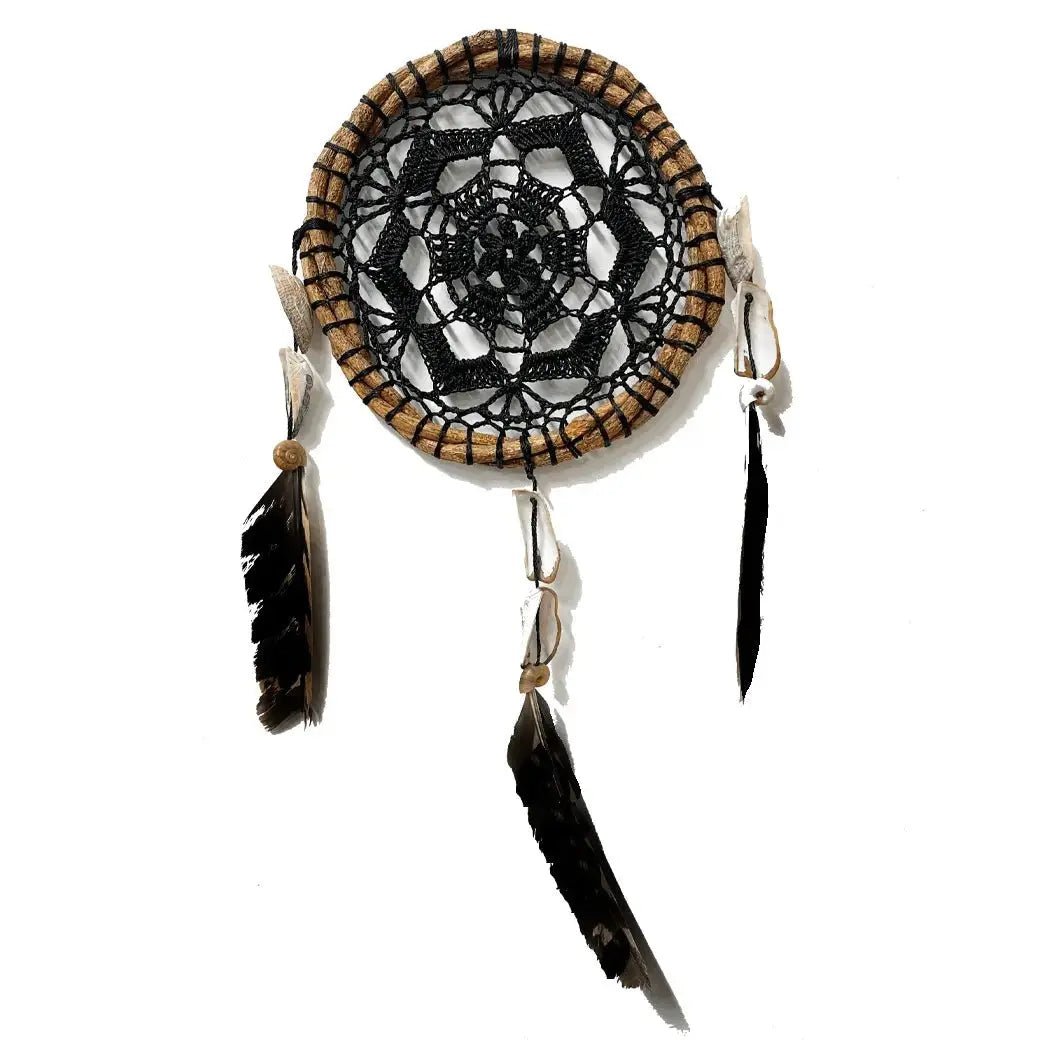 Small Black Dreamcatcher - HUNTEDFOX