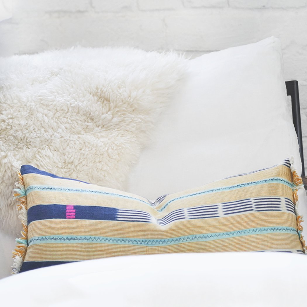 Striped Boho Throw Pillows - HUNTEDFOX