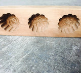 Vintage Wood Sugar Cookie Mold
